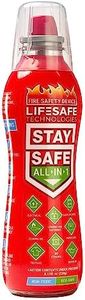 StaySafe All-in-1 Portable Fire Extinguisher by LifeSafe Technologies | Compact Fire Spray easy to use on 10 types of fires | Non-Toxic & Eco-Friendly