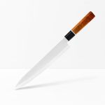 Machado Stainless Steel Japanese Sekiryu Sashimi Sushi Fish Knife with Octagonal Handle