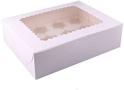 Cupcake Box Cases 2 hole 4 hole 6 hole 12 hole Window Face Cases Party Wedding (10, 12 Holes)