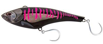 Nomad Design Madmacs 160/200/240 Sinking High Speed Trolling Lure - Black Pink Mackerel, 6 inch