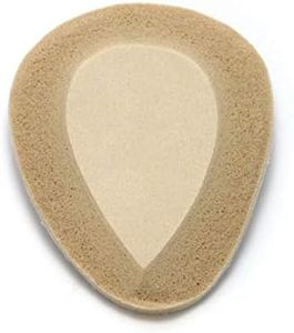Metatarsal Firm Tan Foam Foot Pad Skived - 1/4" Thick Metatarsal Foot Pads - 6 Pairs (12 Pieces) USA Made