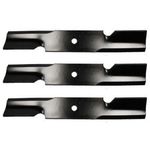 (3 Pack) Premium Replacement Notched Lawn Mower Deck Blade fits Oregon 496727 496-727 90-721 91-209 | 21" x 2 ½"