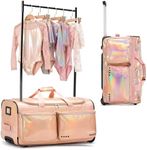 Fanwoli 28" Dance Bag with Garment Rack, Waterproof Competition Duffel