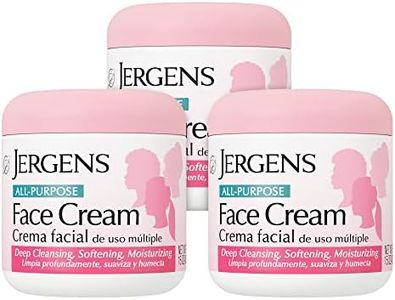 Jergens All Purpose Face Cream, Deep Cleansing Facial Cream, Makes Skin Smooth and Vibrant, 15 Ounce (Pack of 3)