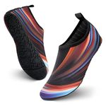 JOTO Water Shoes for Women Men Kids, Barefoot Quick-Dry Aqua Water Socks Slip-on Swim Beach Shoes for Snorkeling Surfing Kayaking Beach Walking Yoga -Blade