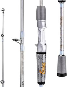 Sougayilang Fishing Pole, IM6 Graphite Spinning Rod & Casting Rod - Two Pieces, SuperPolymer Handle Fishing Rod for Bass Fishing - Casting- 6'0"