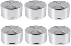 Metal Gas Stove Knobs,6 Pcs Gas Sto