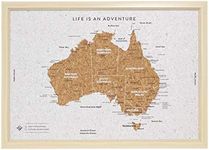 Splosh Travel Board Australia Map, Small