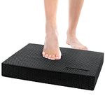 ARCHAEUS Balance Pad,Foam Pad,Foam Balance Pad,Physical Therapy,Knee and Ankle Exercise,Balance Pads for Physical Therapy (Black, 15.5" x 12.5" x 2.5")