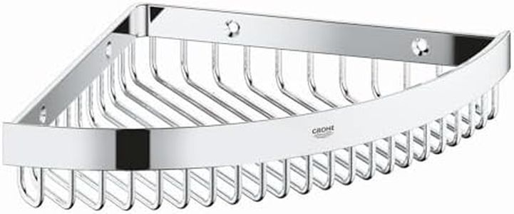 Grohe 40809000 Selection Cube Bathroom Shower Shelf, Starlight Chrome