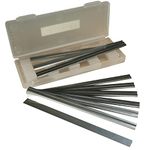 82mm Reversible Planer Blades Replacement for Black & Decker, Bosch, DeWalt and Elu planers (10 Pcs - High Speed Steel)