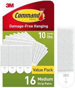 Command 10 LB White Picture Hanging Strips, 14 pairs