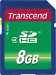 Transcend 8GB SDHC Class 4 (Standard) Memory Card