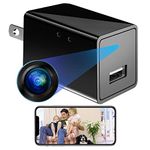 Hidden Spy Camera 1080P WiFi Mini Nanny Camera Wireless Small HD Home Office Security Camera Compact Surveillance Monitoring Camera Micro Indoor Secret Camera with Motion Detection Remote App Control