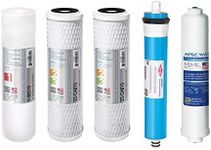 APEC FILTER-MAX90 US Made 90 GPD High Flow Complete Replacement Filter Set for Ultimate Series Reverse Osmosis Water Filter System