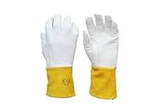 Classic Gloves| Premium Goatskin TIG Welding Glove with 4" Cuff| CG-5440| 1 Pair (L (1 pair))