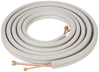 25' Insulated Copper Pipes for Air Conditioning - 1/4" & 1/2"
