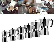 WY8 TOP MOKA Italian Coffee Pot Maker Filter Stove Top Mocha Espresso Coffee Pot all size (150ML 3CUP)