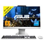 ASUS AiO A3 Series, 23.48" (54.48 cm) FHD, Intel Core i5-1235U 12th Gen, All-in-One Touch Screen (8GB/512GB SSD/Windows 11/Office 2021/with Wireless Keyboard & Mouse/White/5.40 kg), A3402WBA-TWA024WS