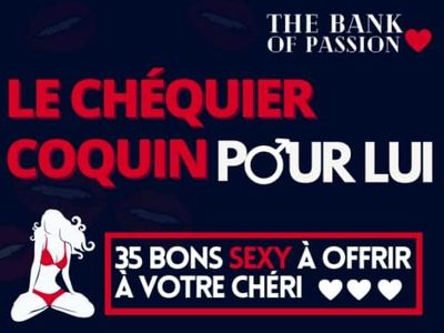 Le Chéquier coquin pour lui - 35 bons sexy à offrir à son chéri: Le chéquier pour les couples | 30 chèques pré-remplis avec défis sexy +5 vierges | ... anniversaire st Valentin pour son cheri