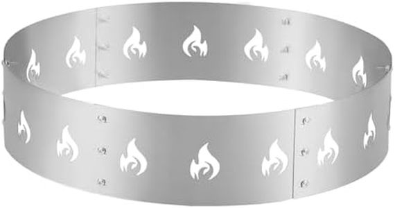 GarveeLife Fire Pit Stand for Solo Stove Bonfire & Other 27" Firepit, 304 Stainless Steel Heavy Duty Fire Pit Accessory Outdoor Fireplace Tools, Fireplace Stand for Camping Fire pits