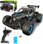 Sjpzwcrl Rechargeable Remote Control Car Toys: RC Cars Kids Toys for Boys, 2.4Ghz RC Tuck, Off Road Monster Truck Toys with Headlights, 30 KM/H RC Crawler Toy Cars GITS for Kids Age 8+