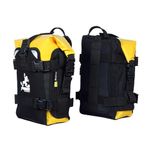 dirtsack Frogman CS - ADV. Motorcycle Crash Bar Bag - 1 Pair (Yellow) | Fabric