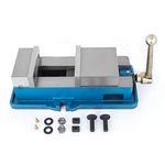 VEVOR 5 Inch ACCU Lock Down Vise Precision Milling Vice 5 Inch Jaw Width Drill Press Vise Milling Drilling Machine Bench Clamp Clamping Vice