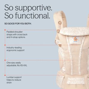 Ergobaby Omni Breeze Baby Carrier – Graphite Grey, Breathable