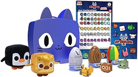 Pet Simulator X - Blue Iridescence Cat Collector Bundle (Mystery Case w/ 8 Items, Series 1) [Online Exclusive] [Includes DLC]