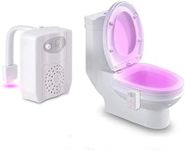 Toilet Night Light - Ravsool Newest 16 Colors Changing Motion Activated Toilet Bowl Seat Light Inside Toilet with Function of Aromatherapy, Sensor LED Washroom Waterproof Night Light