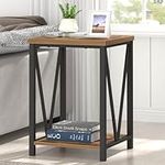EXCEFUR End Table, Square Side Tabl