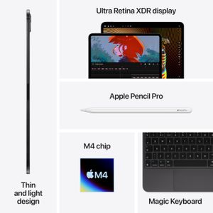 Apple iPad Pro 13-inch Tablet, 256GB – Space Black