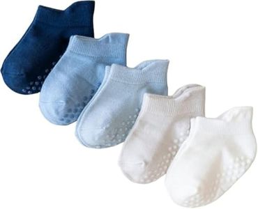 KYTE BABY Ankle Socks Combo 5-Pack in Cool w/Grips
