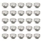 ZIPCCI Hose Clamp, 25 Pack Stainless Steel Worm Gear fuel line hose clamps, 16-25mm (5/8-1 inch)