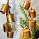 Handmade Iron Christmas Bell Relaxing Tranquil Wind Chimes Christmas Decor Christmas Bells Cow Bells with Rope Iron Xmas Garden Bells Retro Metal Bells Outdoor Harmony Bells, Home Decor