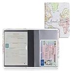 kwmobile Registration and Insurance Holder - Car Document Holder for Vehicle Documents and Cards - PU Leather with Design - Black/Multicolor