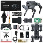 Yahboom ROS2 Robot Dog with RPi 5 AI Model Voice Embodied Intelligence OpenCV Programmable Bionic Quadruped AI Robotic Dog,for Educational Python Programming (DOGZILLA S1 with Pi5-4GB)