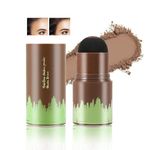 Hairline Powder Stick,Hair Shadow Powder Root Touch Up Powder, Waterproof Hair Shading Sponge Pen Hair Filler Powder For Cover Gray Hair Root, Hair Touch-Up, Thin Hair (BROWN)(4 gram)