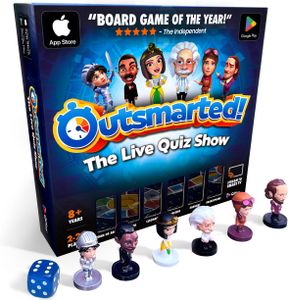 Outsmarted App-Connected Quiz Game – Family Trivia Board Game