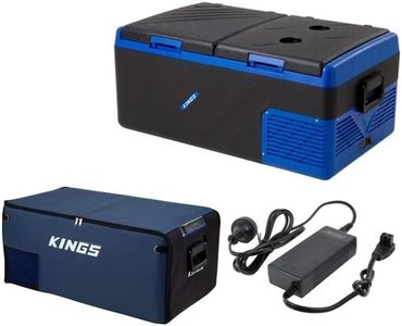Kings Escape 75 Portable Fridge/Freezer 12/24V +Fridge Cover + AC to 12V Adapter