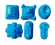 BestUBuy Clay Mould Castle Design (Sky Blue) 6 Pcs Set