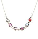 Birthstone Necklace for Mom Mothers