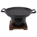 Charcoal Grill, 10.2in Portable Cha