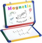 Swansea Small Whiteboard a3 Portable Magnetic White Board Double Side Dry Erase Board for Home Office School Classroom, Handheld and Wall-Mount, 42x30cm