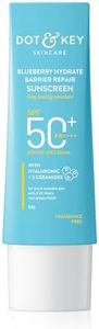 DOT & KEY Dot&Key Blueberry Hydrate Barrier Repair Sunscreen Spf 50+,Pa++++|For Dry&Sensitive Skin|Non - Greasy Finish|No White Cast|Uv&Blue Light Protection|Broad Spectrum|For Women&Men|50G, 1 Count