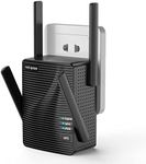 WiFi Extender - WiFi Booster,2100 Mbps,WiFi Range Extender,WiFi Repeater,Wireless Extender for Home,Gigabit Port,5G&2.4G Dual Band,Coverage up to 1292sq.ft,Support Multiple Devices,Extends WiFi Range