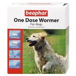 Beaphar One Dose Wormer for Large Dogs 4 Tablets (Pack of 2, Total 8 Tablets)