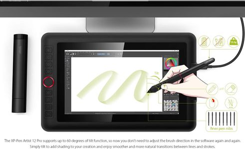 XPPen Artist 15.6 Pro Drawing Tablet – 15.6" Graphics Display
