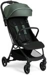 Jeep Altitude Compact Travel Stroller by Delta Children Greenguard Gold, Easy One Hand Fold, Lightweight, Extendable Canopy with Peek-a-Boo Window, Reclining Seat, 4 Wheel Suspension, Olive Green